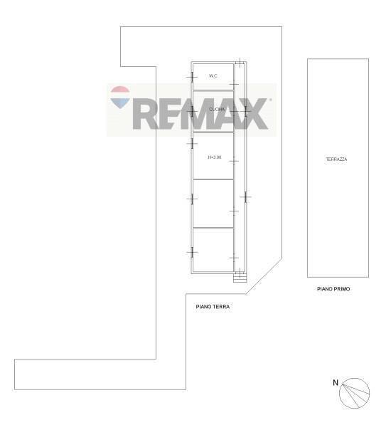 Pianta 2D - Trilocale Via Giarre Nunziata
 
57, Mascali - planimetria 1
