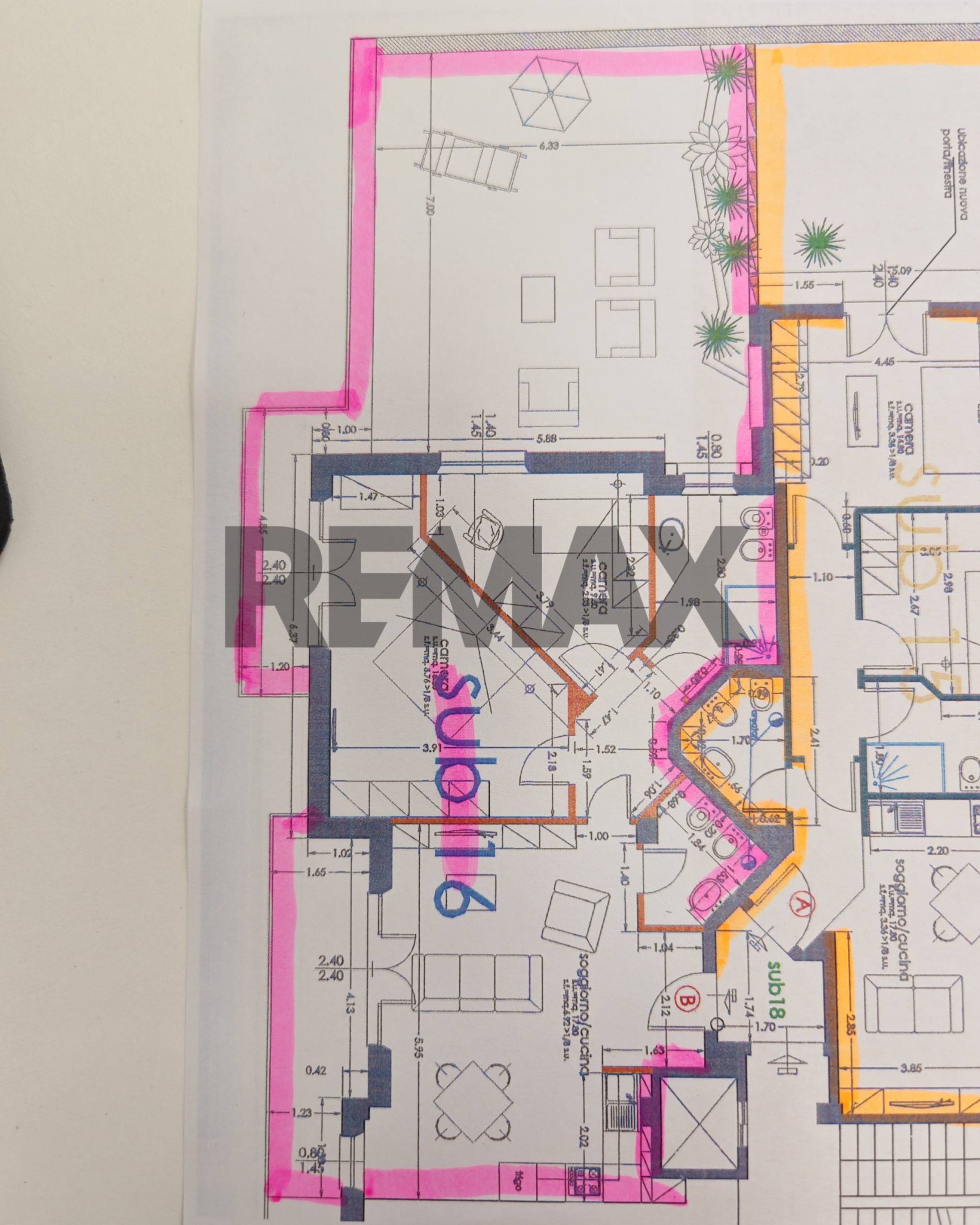 Pianta 2D - Three-room apartment VIA MARCO POLO
 
21, Osimo - floor plans 1