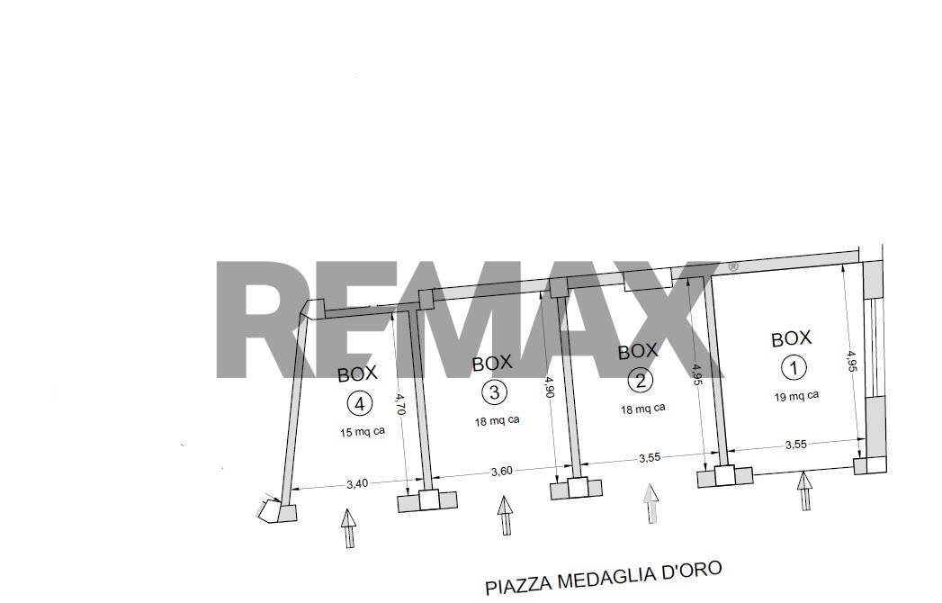 Pianta 2D - Box Piazza Medaglie D'oro
 
4, Foggia - planimetria 1