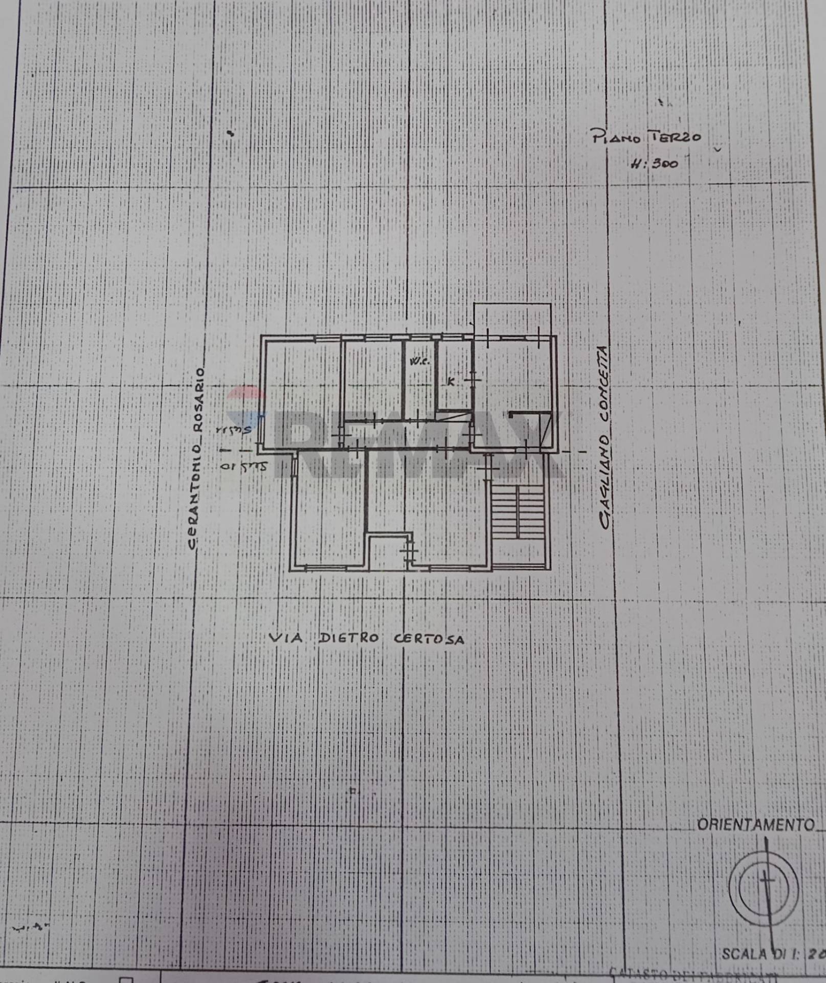 Pianta 2D - Apartment via Dietro Certosa
 
35, Bagheria - floor plans 1