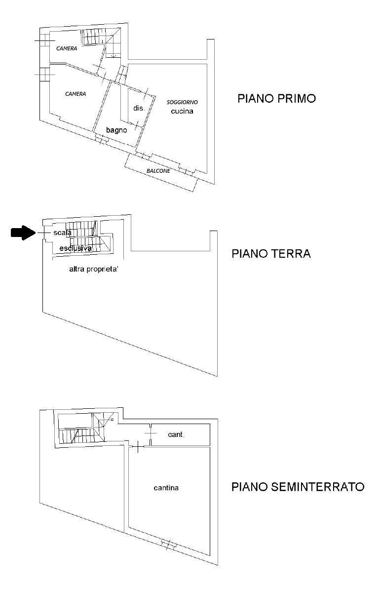 Foto 39 - Trilocale Via
 
2, Gorgonzola - planimetria 1