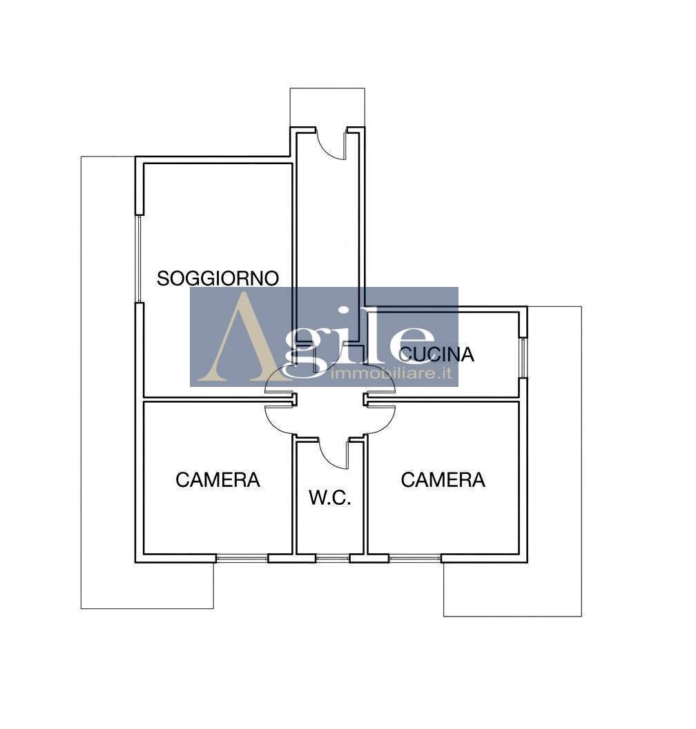 Foto 21 - Four-room apartment via l.paolucci, Monteprandone - floor plans 1