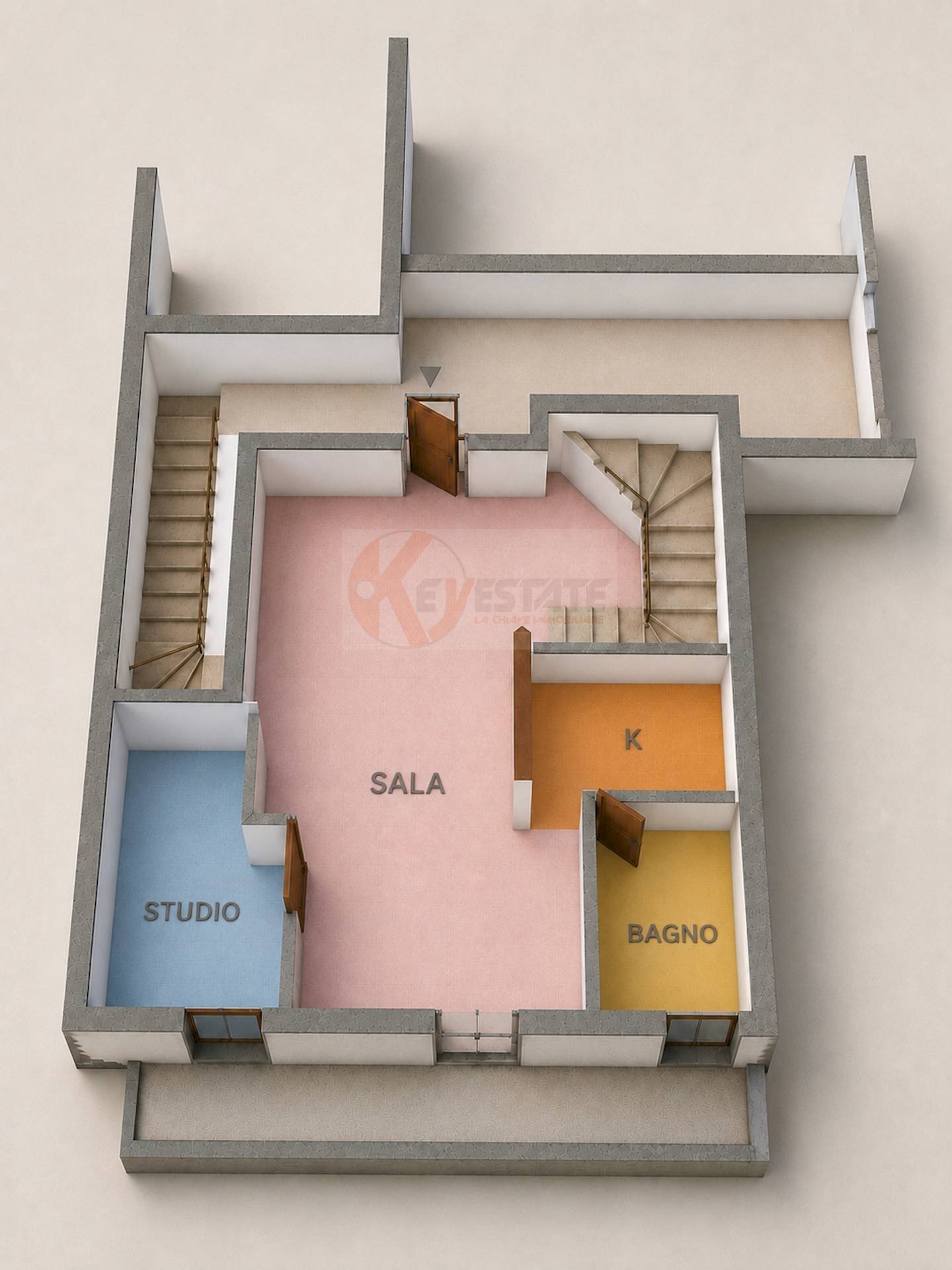 Foto 35 - Three-room apartment Via Vittorino Era
 
27, Sassari - floor plans 1