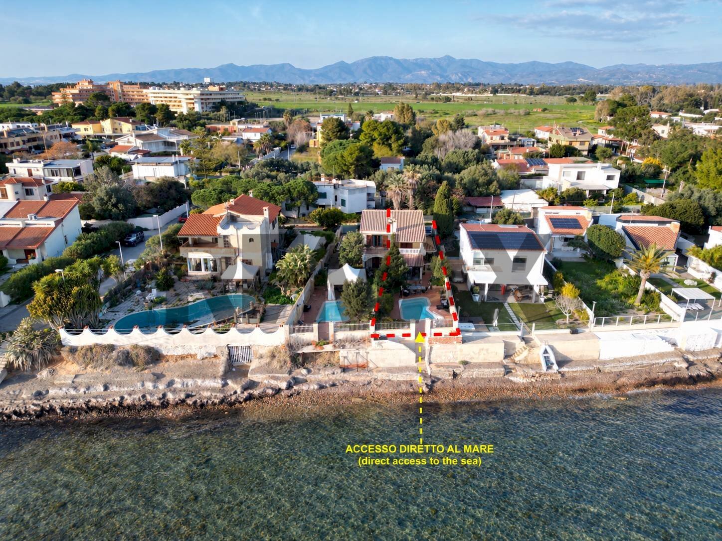 Vista dell\'acqua - Casa semi indipendente Via Eolie
45A, Quartu Sant'Elena - foto 3