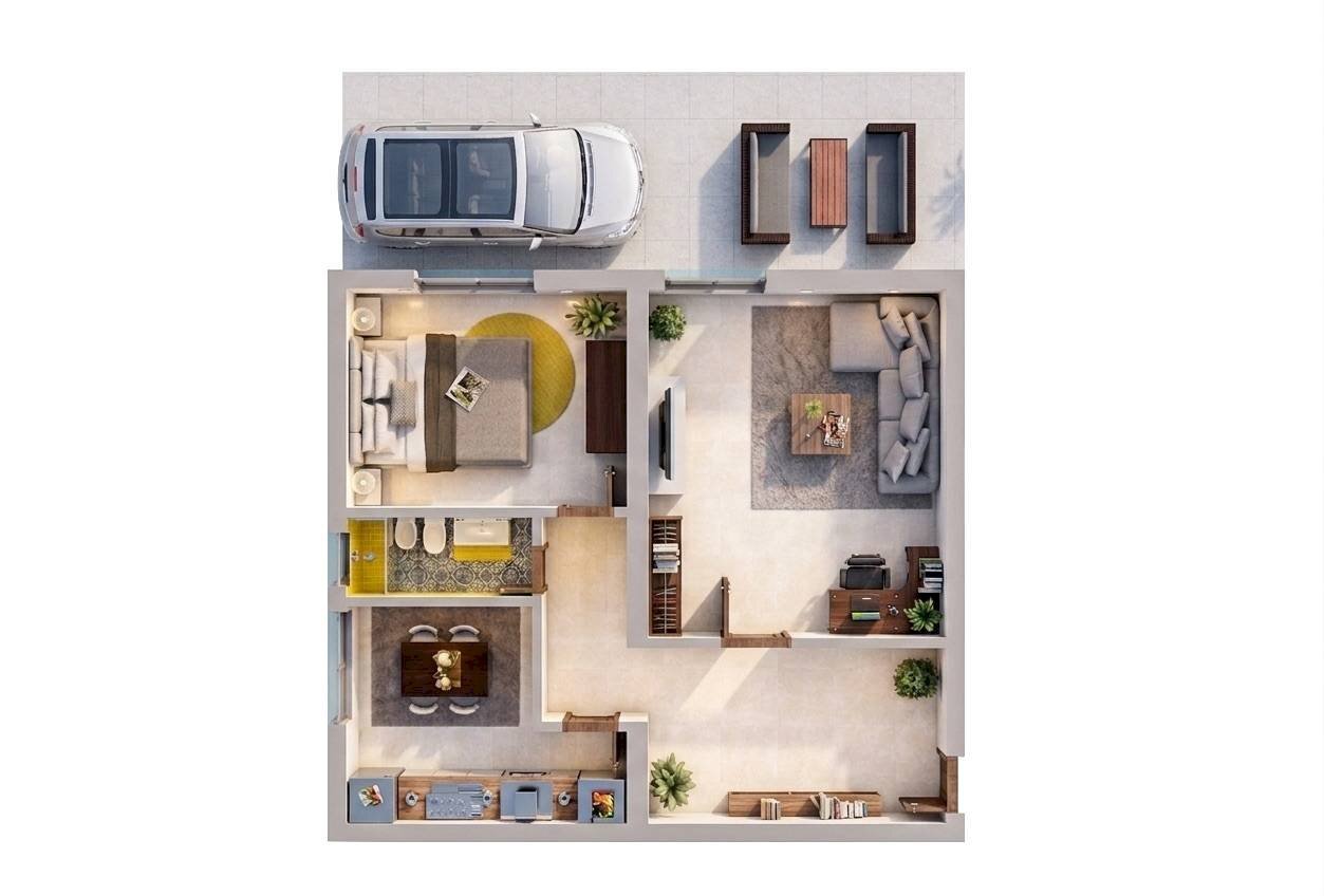 Foto 23 - Four-room apartment Via 24 maggio, Siena - floor plans 1
