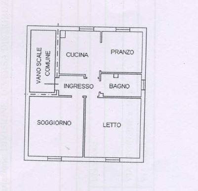 Foto 18 - Trilocale via arginone
 
56, Ferrara - planimetria 1