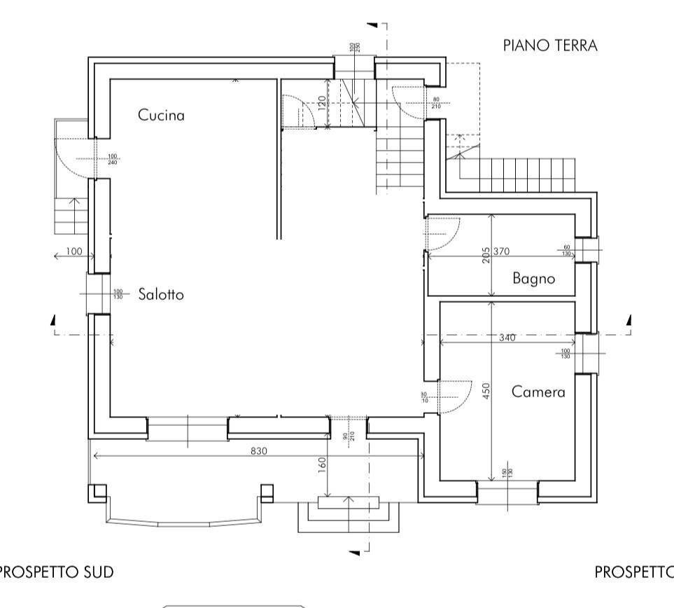 Villa Orbassano - floor plans 1