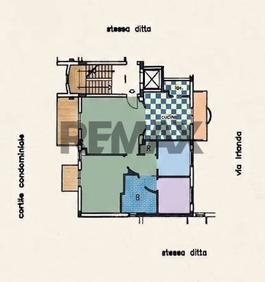 Pianta 2D - Appartamento VIA GRAN BRETAGNA
 
8, Trani - planimetria 1