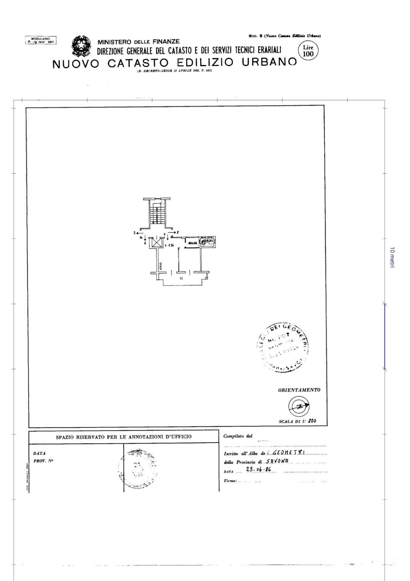 Foto 14 - Two-room apartment Via Brescia, Albenga - floor plans 1