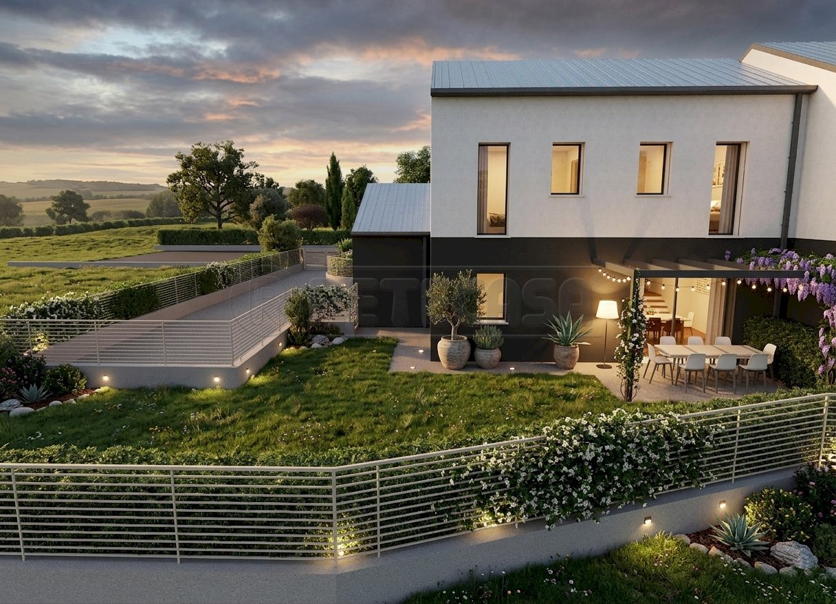 render esterni - Porzione di casa Viale Sant' Agostino 613, Vicenza - foto 1