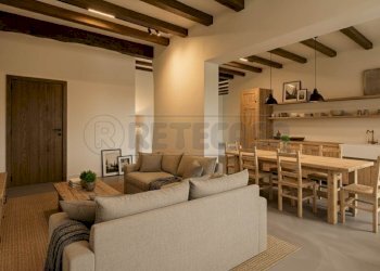render zona giorno - Rustico Via Vicolo Castello, Monteviale - foto 1