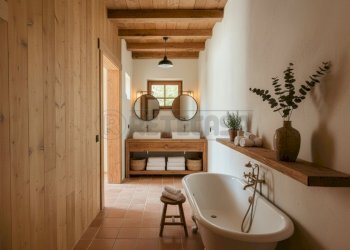 render bagno - Rustico Via Vicolo Castello, Monteviale - foto 5