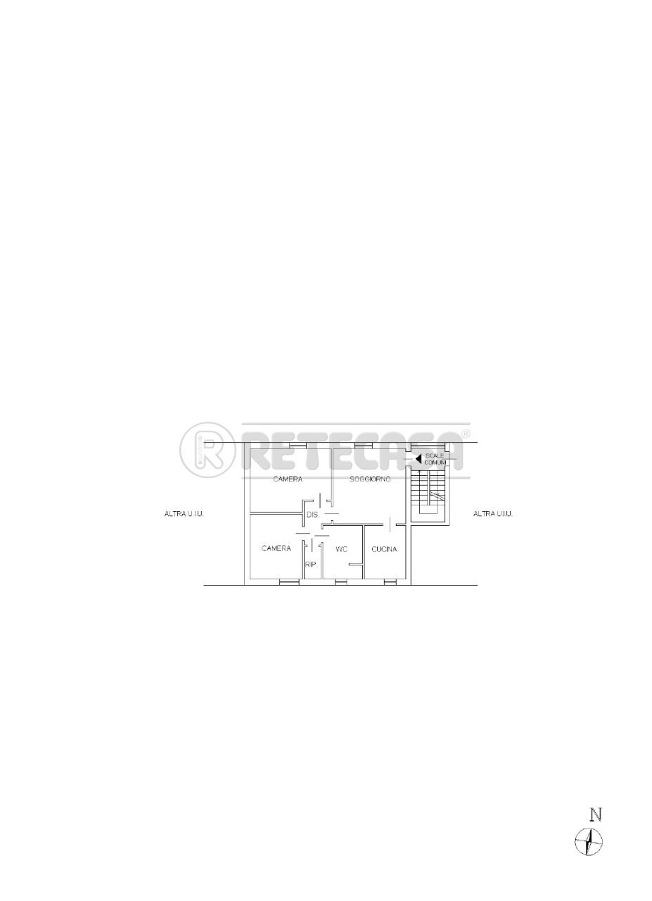PLANIMETRIA - Three-room apartment Via Pandino n.c.m., Crema - floor plans 1