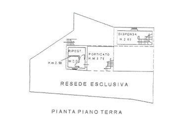 Planimetria piano terreno - Terratetto - Terracielo Via di Vorno, Capannori - foto 16