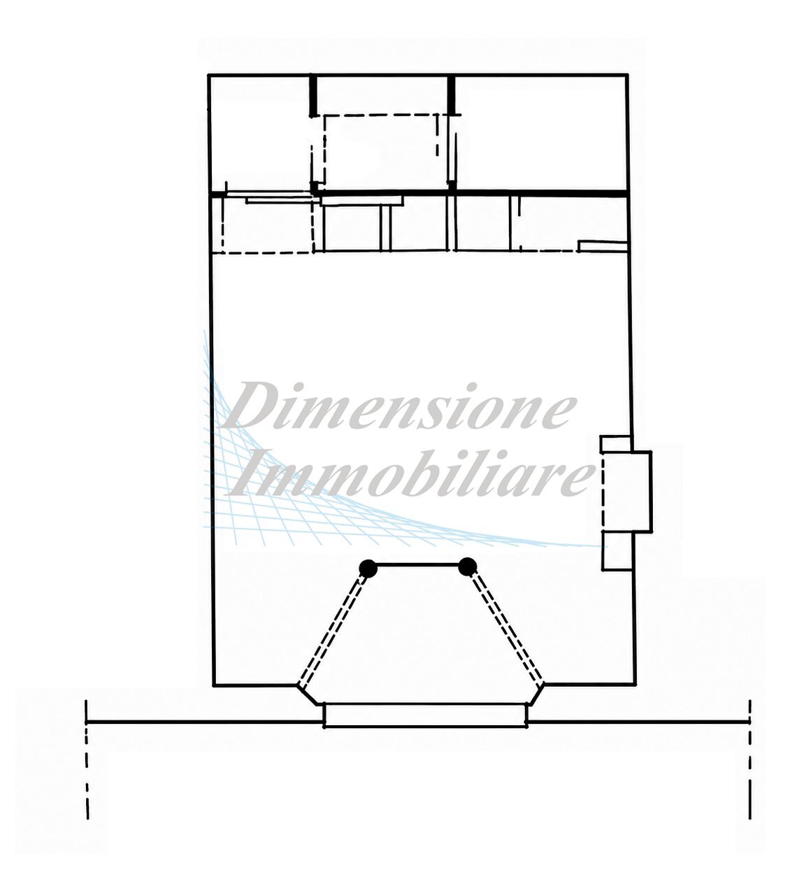 PLNfondo - Commercial Premises Via Aldo Moro 21A, Cecina - floor plans 1