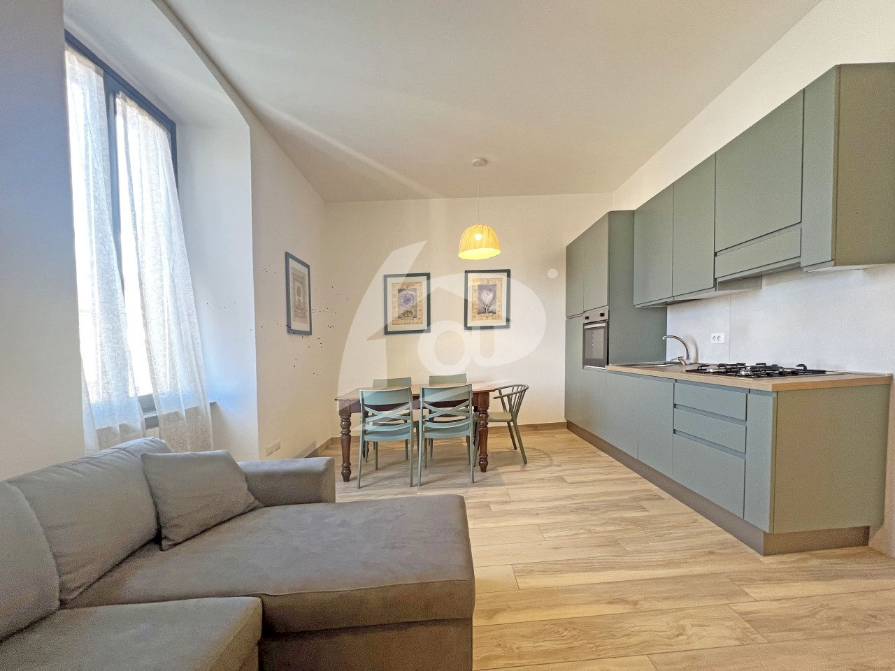 soggiorno con angolo cucina - Three-room apartment Via Labiena 78, Laveno-Mombello - photo 1