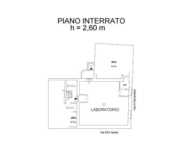 pln studio yoga - Office Cinisello Balsamo - floor plans 1