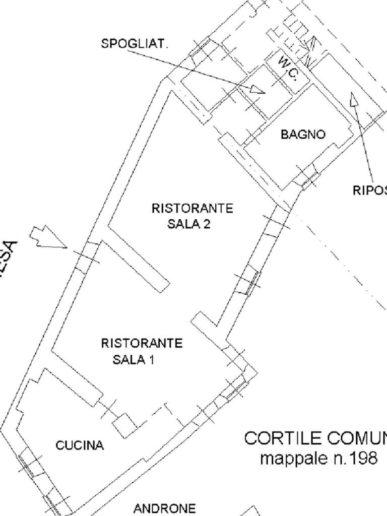 Casa semi indipendente Piazza san michele, Rosta - planimetria 1