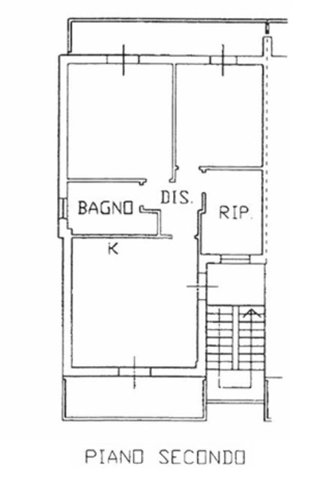 Trilocale Via Apsella, Montelabbate - planimetria 1