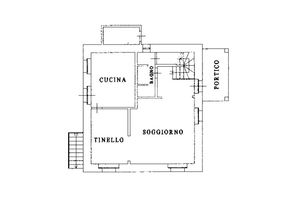 Villa Via Carlo Alberto, Barge - planimetria 1