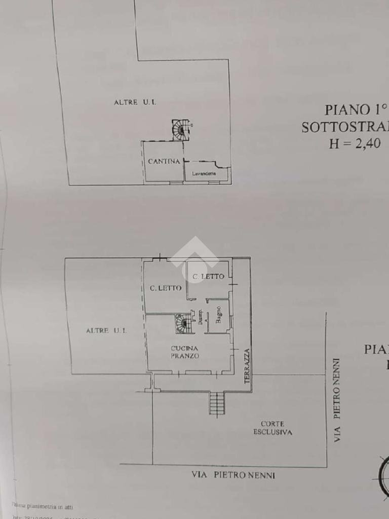 Three-room apartment Appartamento Via Pietro Nenni, Riolo Terme - floor plans 1