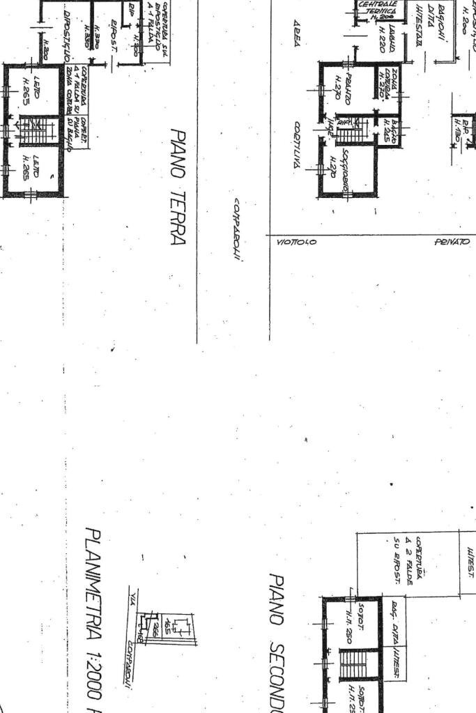 Independent house Via Ezio Comparoni, Reggio nell'Emilia - floor plans 1