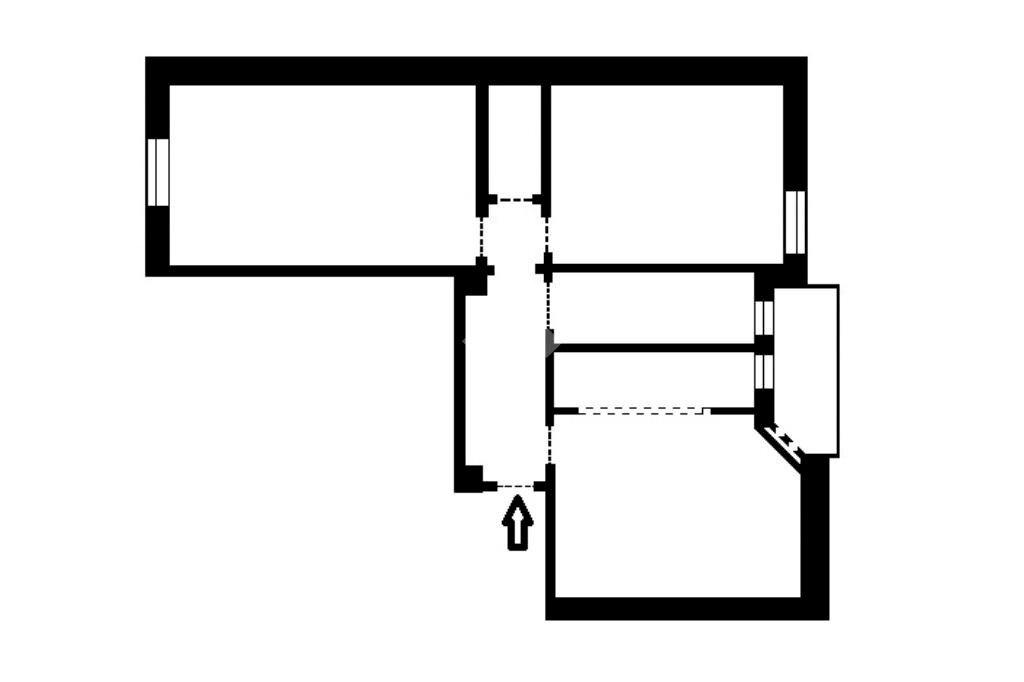 Trilocale Via Privata Luigi Borgomainerio, Milano (zona Ortica) - planimetria 1
