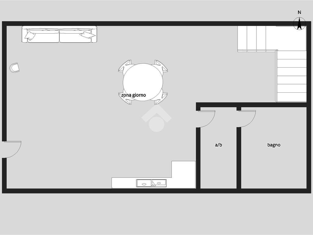 Two-room apartment Via Varesina, Milano (neighborhood Villapizzone) - floor plans 1