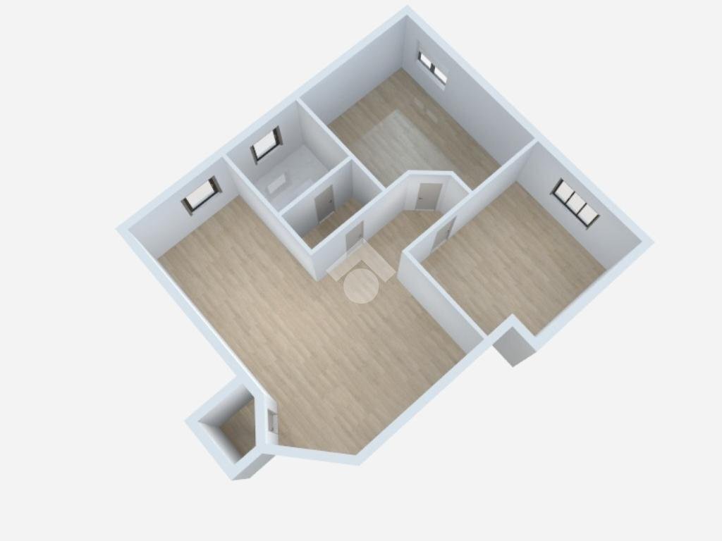 Three-room apartment Via Lario, Milano (neighborhood Isola) - floor plans 1