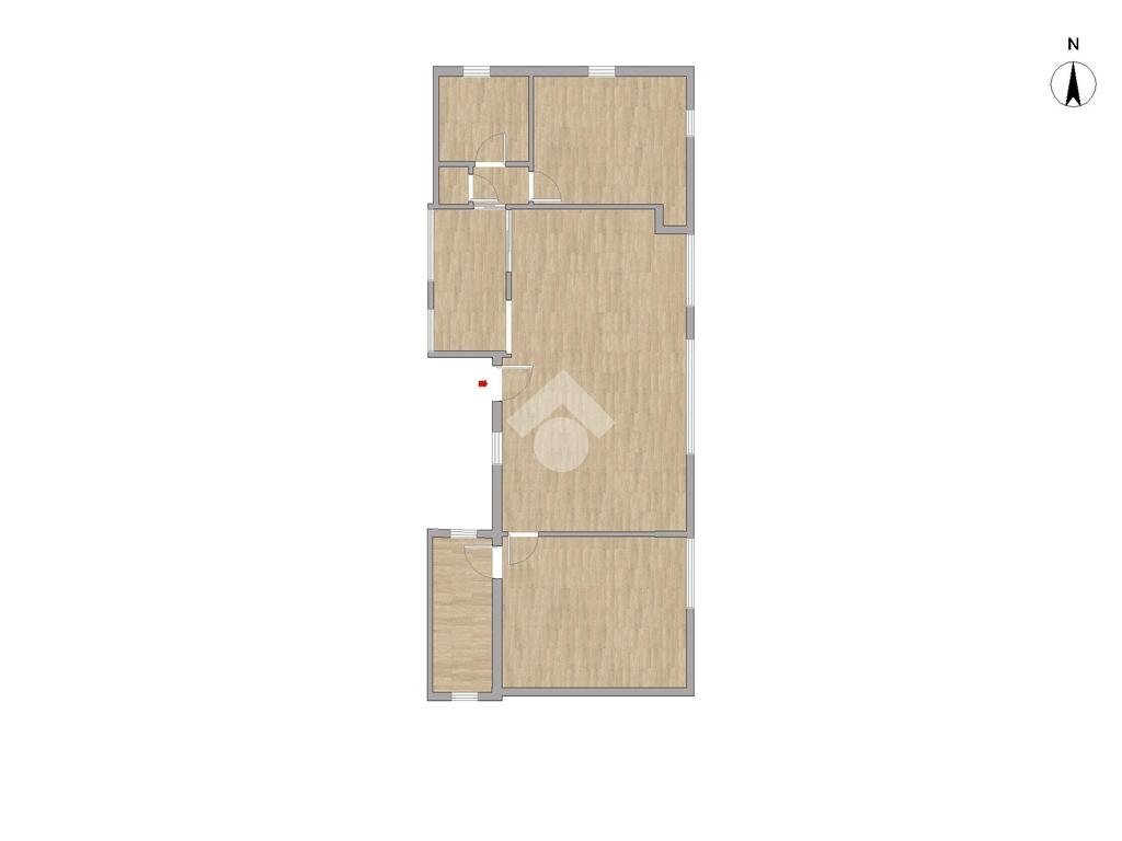 Attic Via Bianca di Savoia, Milano - floor plans 1