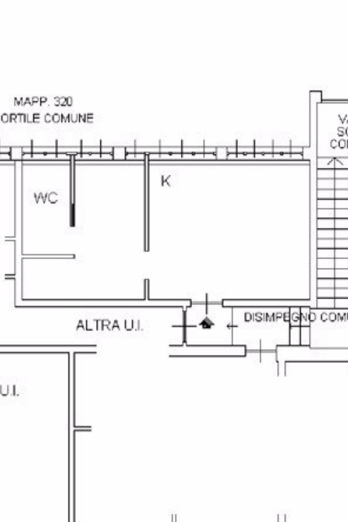 Two-room apartment Via Pellegrino Rossi, Milano (neighborhood Affori) - floor plans 1