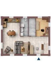 Single Family Villa Via Ghiaradino 1B, Granarolo dell'Emilia - floor plans 1
