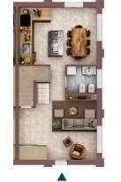 Semi-detached Villa Via Ghiaradino 1B, Granarolo dell'Emilia - floor plans 1