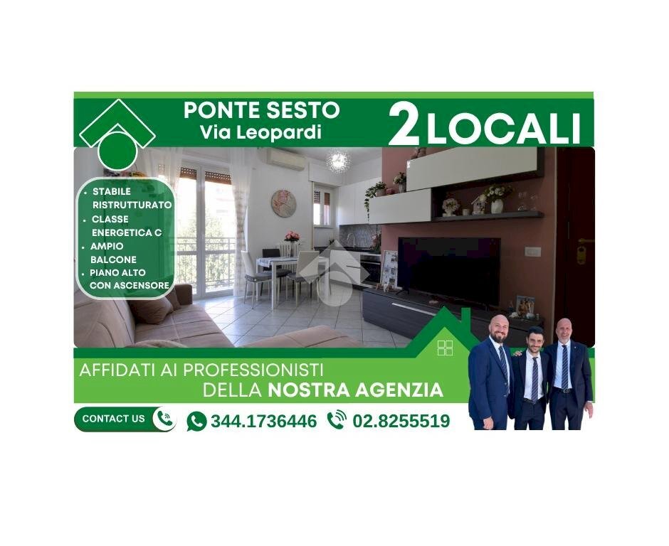 Two-room apartment Via Giacomo Leopardi, Rozzano - photo 1