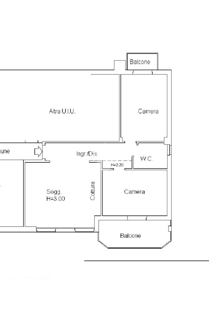 Three-room apartment Via petrarca, Vittuone - floor plans 1