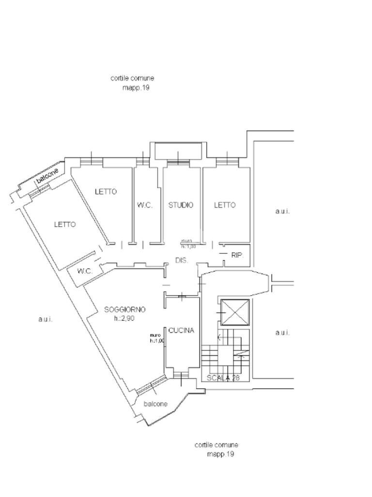 Apartment Via Milano, Garbagnate Milanese - floor plans 1