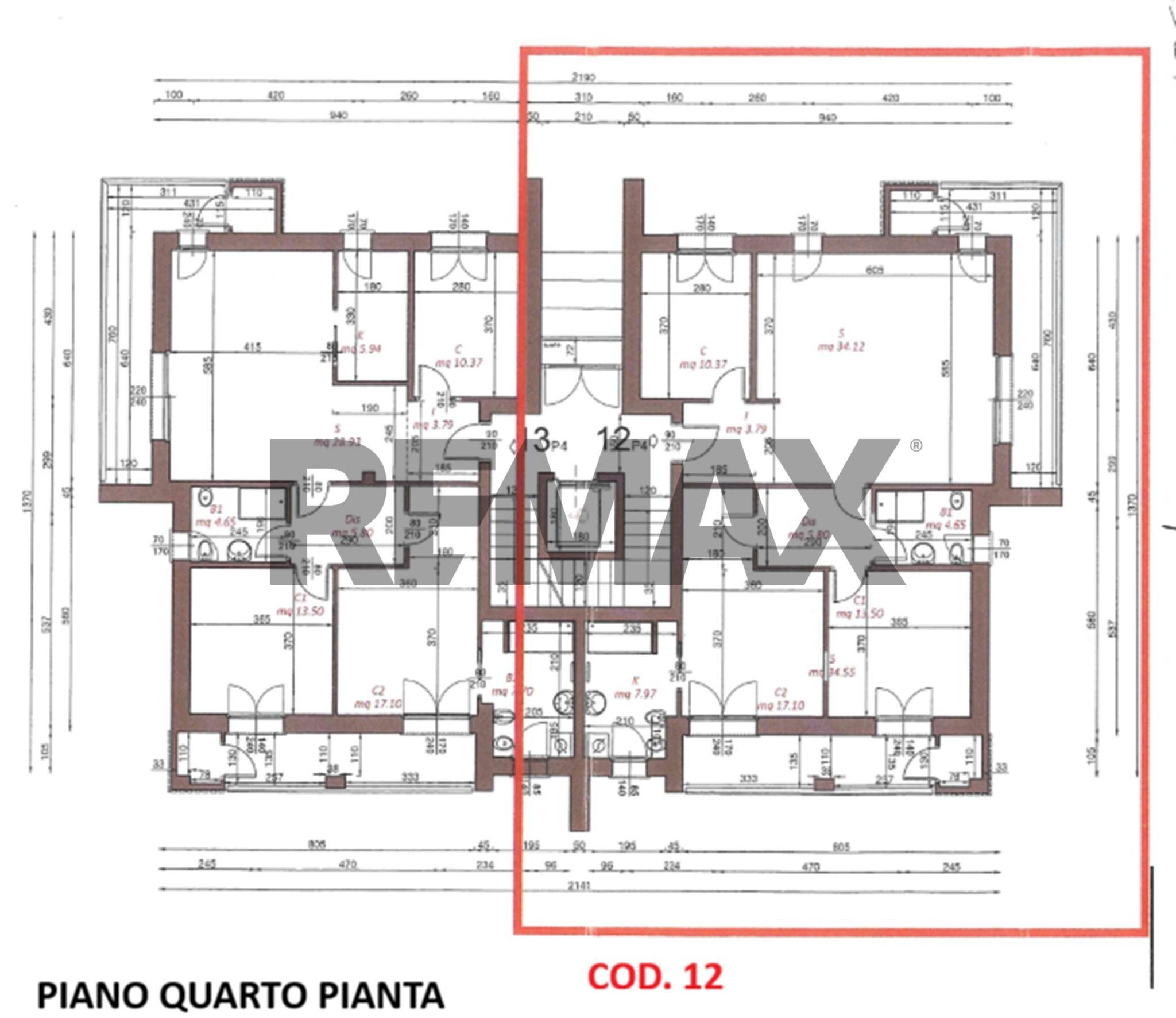 Pianta 2D - Four-room apartment Via Curioni
 
10, Gallarate - floor plans 1