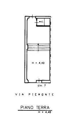 Foto 11 - Commercial Premises Via Piemonte
 
7, Acireale - floor plans 1
