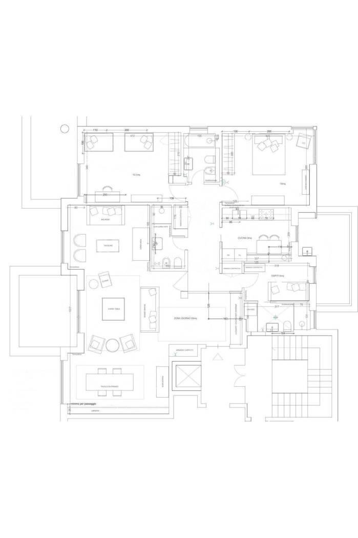 Apartment viale Cortina d'Ampezzo, 79, Roma - floor plans 1