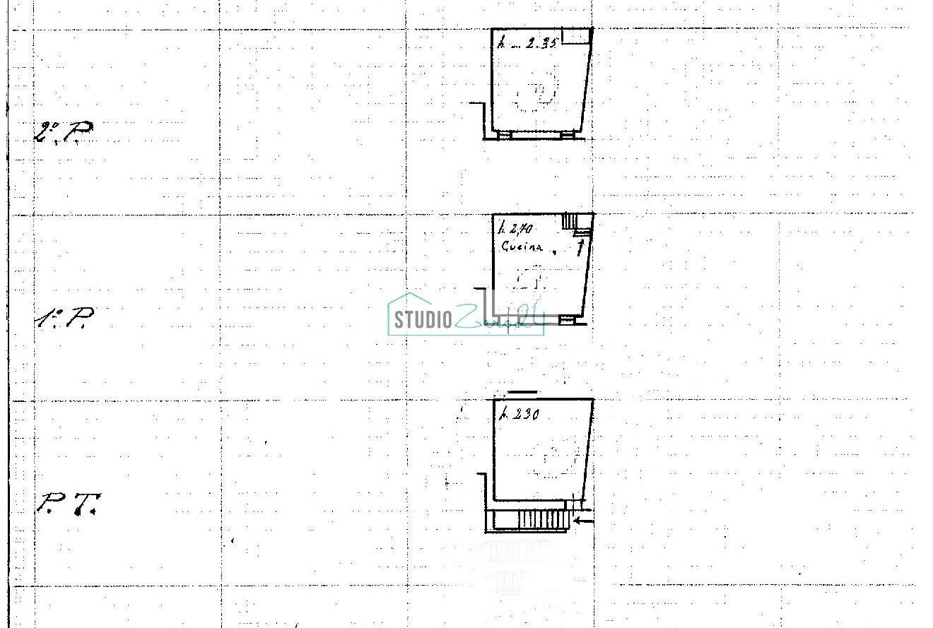 Foto 19 - Semi-detached house via cità, Seravezza - floor plans 1