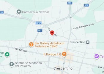 Mappa - Appartamento all'asta via Odetti, 4, Crescentino - foto 1