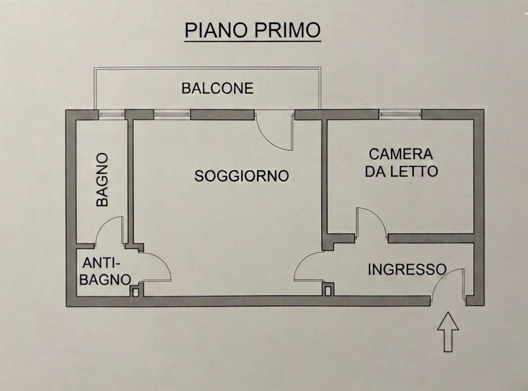 Appartamento via Legnano 25, Sanremo - planimetria 1