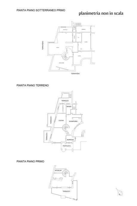 Villa strada del Santuario, Pralormo - planimetria 1