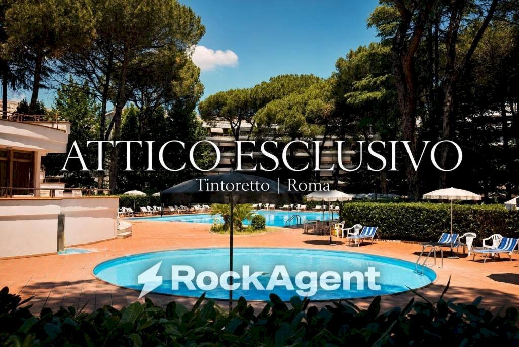 Piscina - Attico via Andrea del Castagno, 12, Roma - foto 1