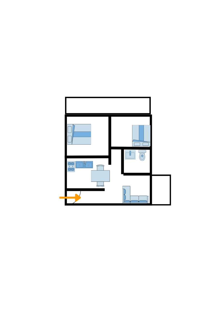 plan-3 - Quadrilocale Via Canalburo 61, Sarzana - planimetria 1