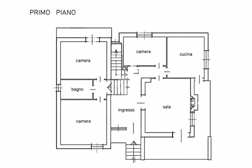 Villa Strada San Giorio, Bussoleno - floor plans 1
