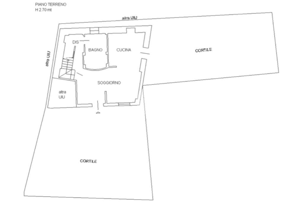 Casa indipendente Via IV Novembre, Buttigliera Alta - planimetria 1