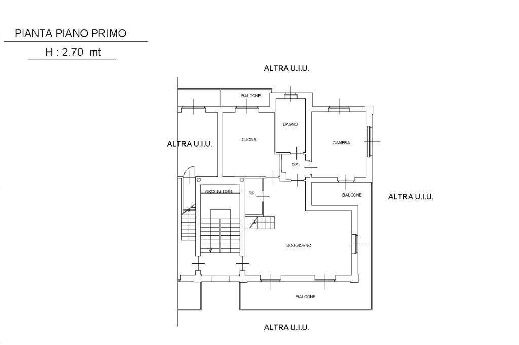 Appartamento Via Rivoli, Givoletto - planimetria 1