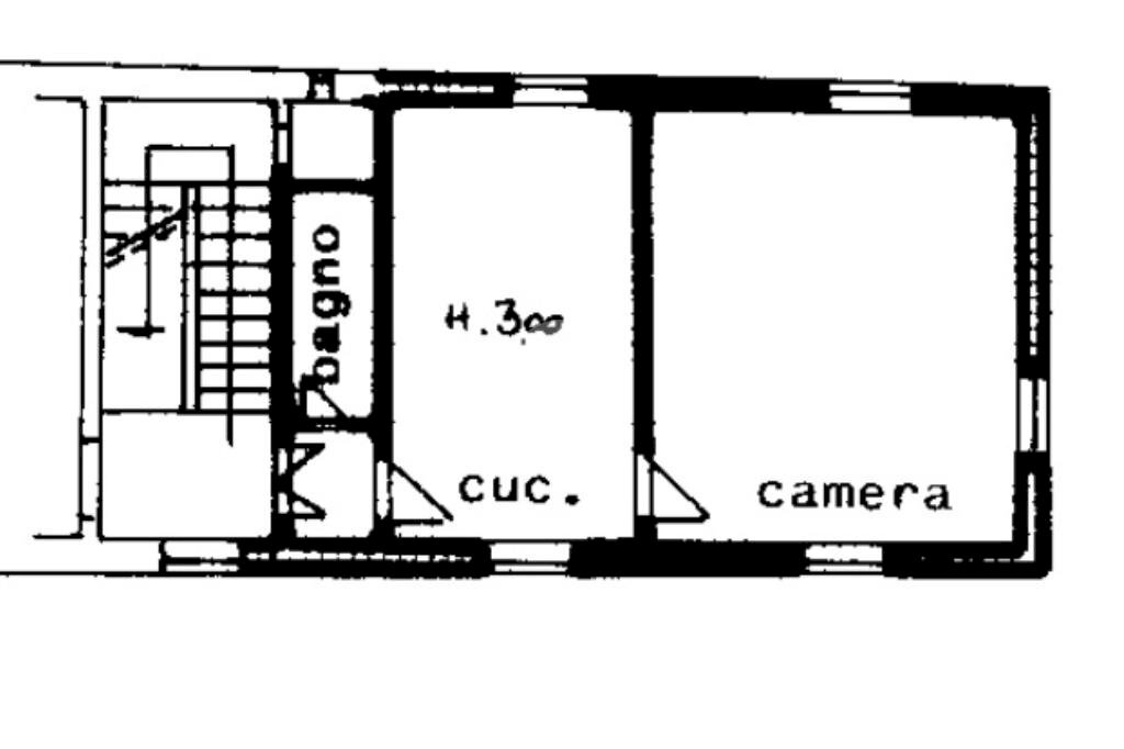 Two-room apartment Via Faustino Tanara, Langhirano - floor plans 1
