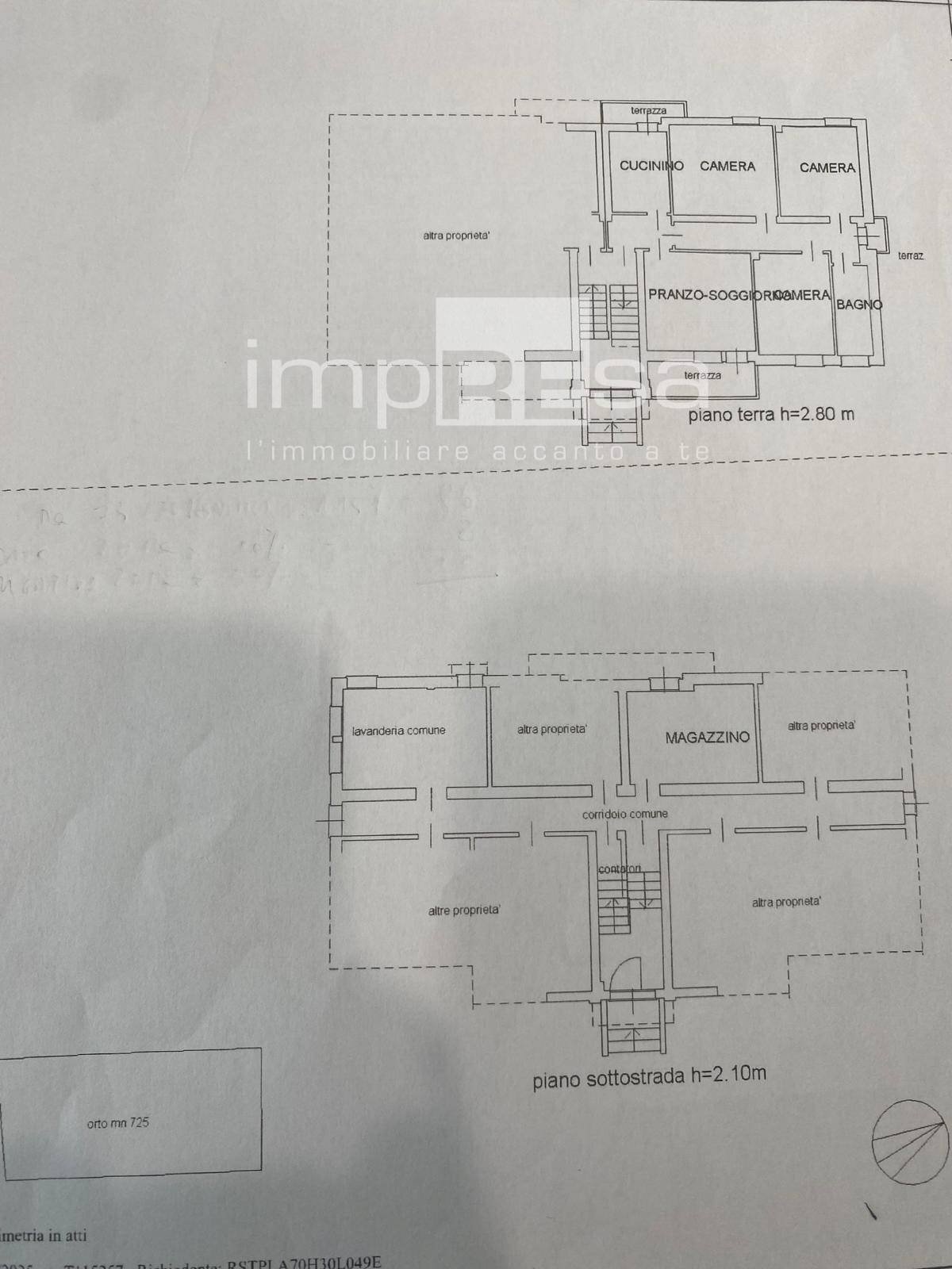 Foto 24 - Four-room apartment VIA TONIOLO, Oderzo - floor plans 1